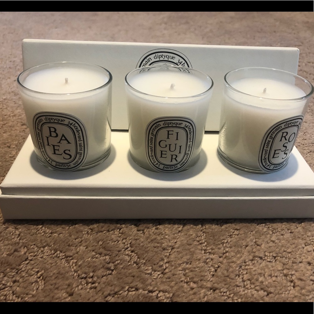 Diptyque Paris candle trio